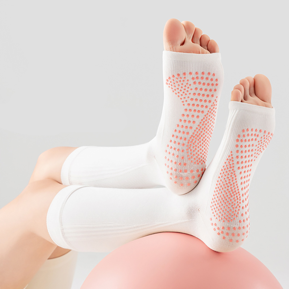 Pilates & Yoga Vida - 전문용, 발가락이 드러나는 요가 양말, 여성용,